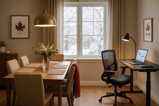 Dual Purpose Dining Room Office: Setup Guide for Canadian Homes