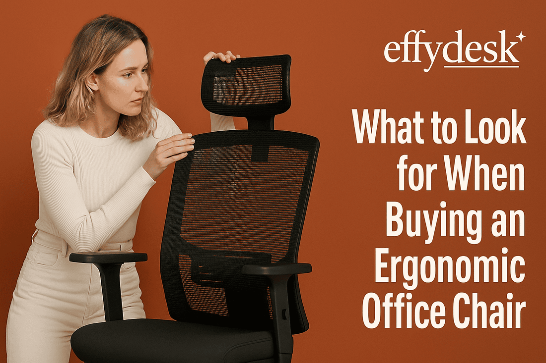 What to Look for When Buying an Ergonomic Office Chair
