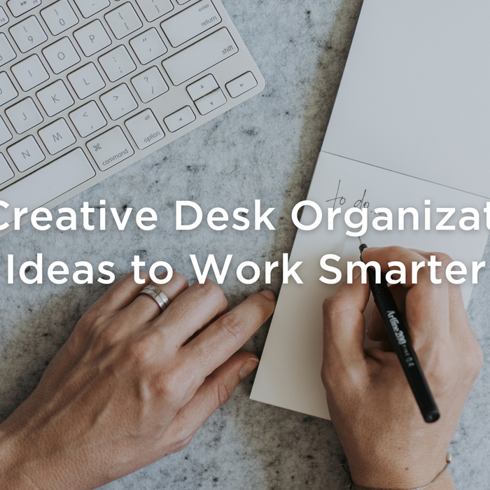 12 Creative Desk Organization Ideas to Work Smarter - EFFYDESK Ergonomics Blog