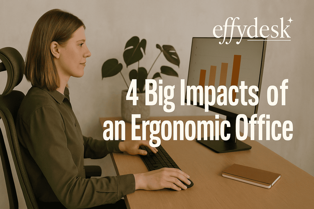 4 Big Impacts of an Ergonomic Office - EFFYDESK