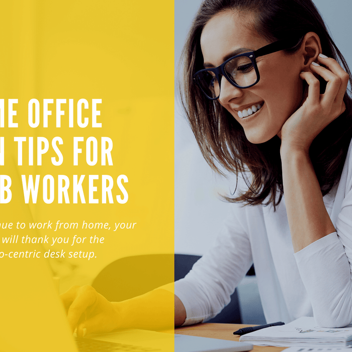 4 Home Office Design Tips for Desk Job Workers | Blog Banner by EFFYDESK