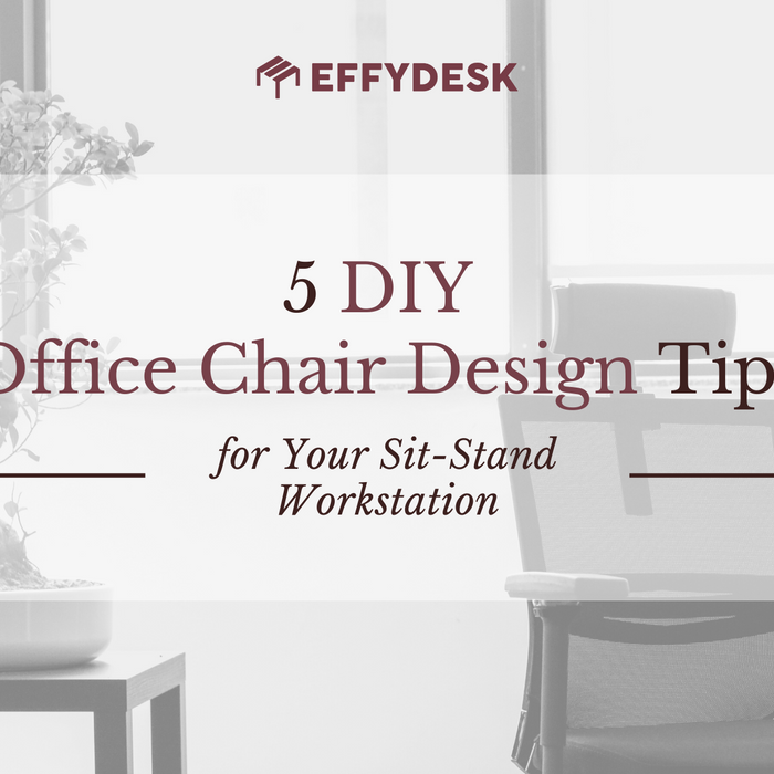 Learn how to DIY Office Chair Design Tips for Your office or home Sit-Stand Workstation