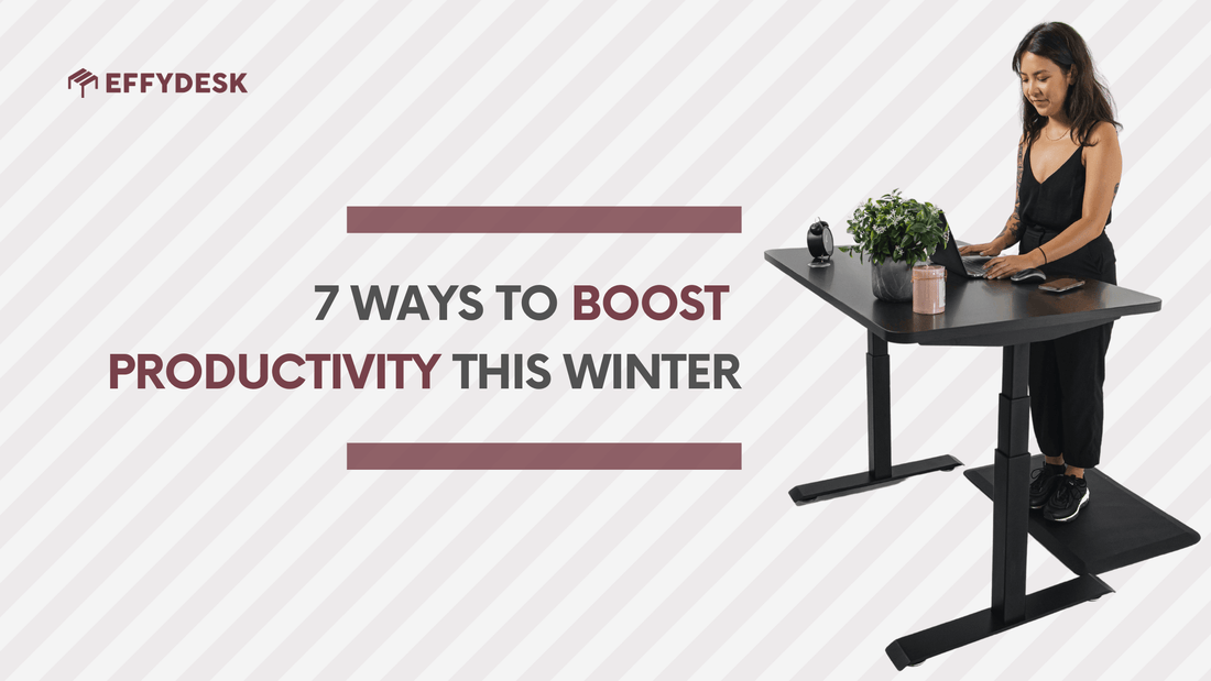 Learn how to be more productive in this winter with standing desk