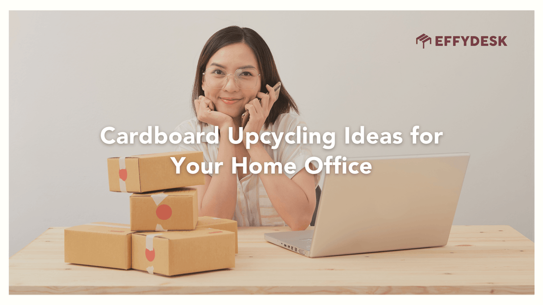 learn how cardboard can use for your home office decor