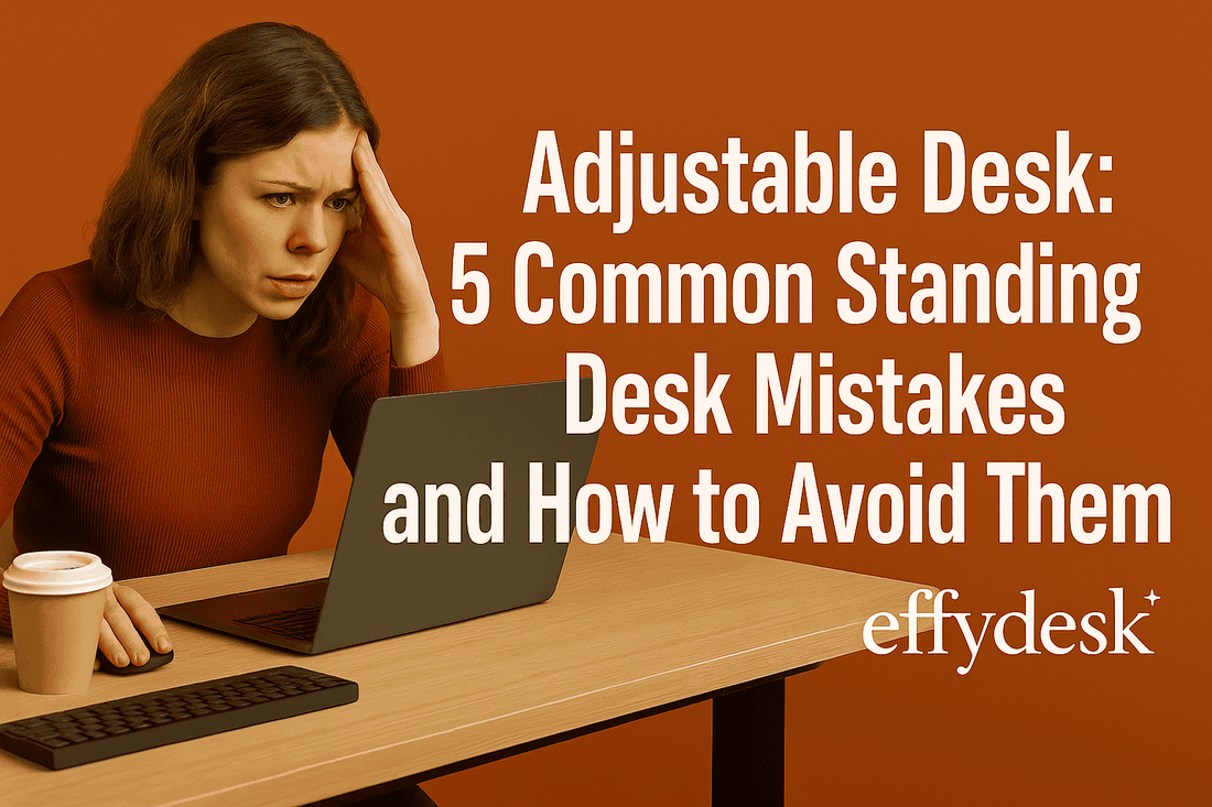 Adjustable Desk: 5 Common Standing Desk Mistakes and How to Avoid Them