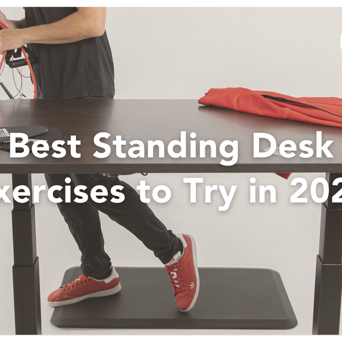 Lots of exercises that you can work with your standing desk