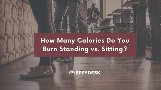 Learn how many calories can you burn while you sitting or standing at work