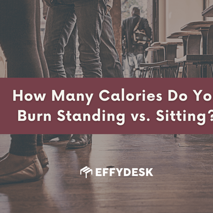 Learn how many calories can you burn while you sitting or standing at work