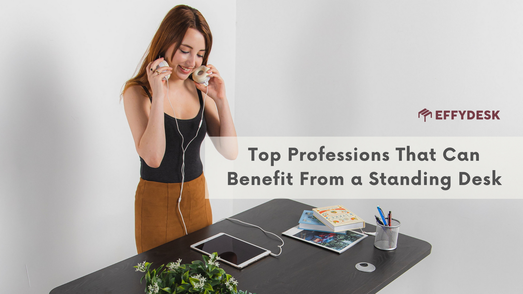 Standing desk can benefit for everyone who working with computer for work