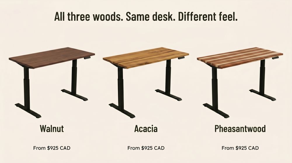 Walnut vs Acacia vs Pheasantwood