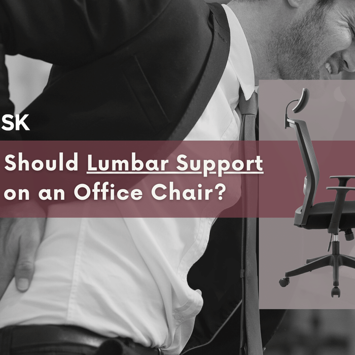 learn where should lumber support like on an office chair that make you feel more comfortable