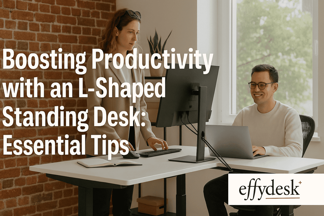 Boosting Productivity with an L-Shaped Standing Desk: Essential Tips and Tricks - EFFYDESK