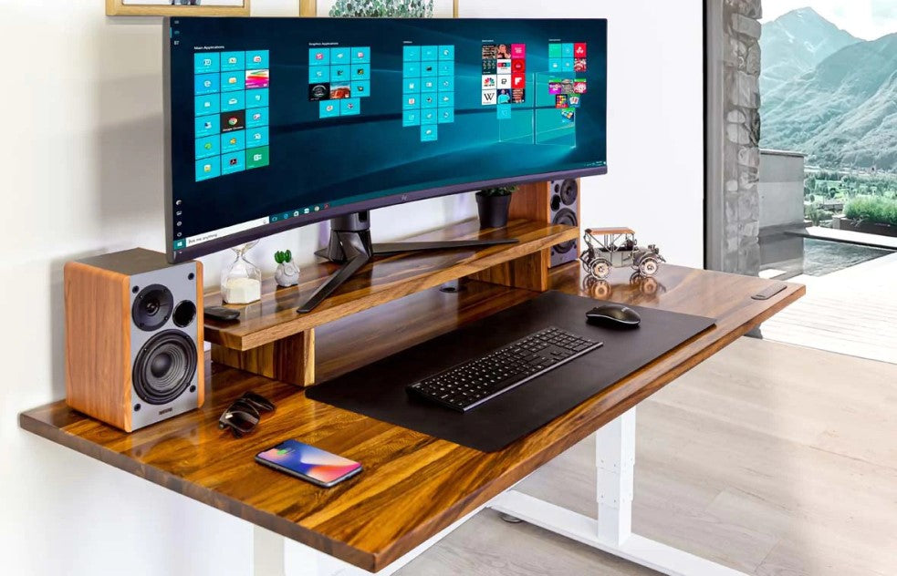 Elevate Your Workspace with a Desktop Shelf