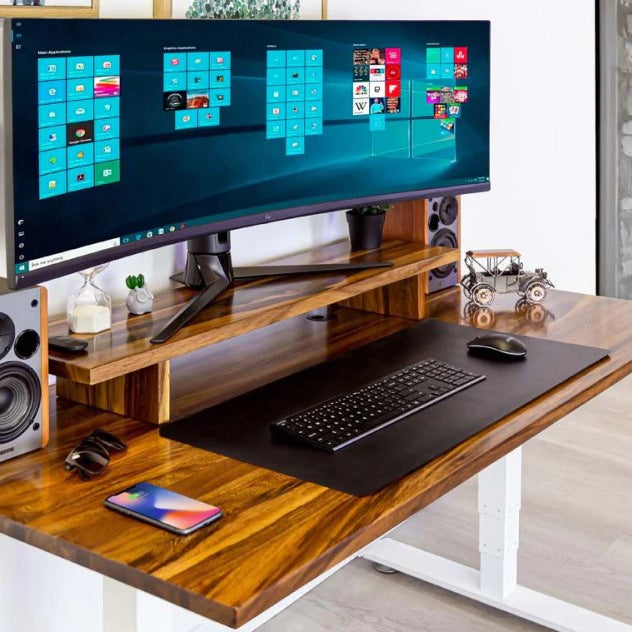 Elevate Your Workspace with a Desktop Shelf