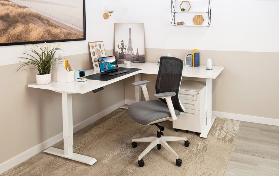 Standing Desk Cable Management for Video Editors — Becki and Chris