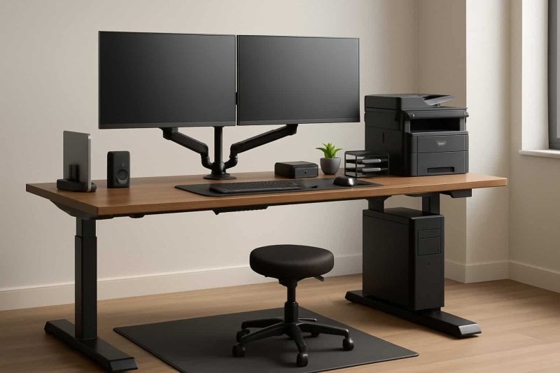 Standing Desk Weight Capacity: How Much Can Desks Hold? - EFFYDESK