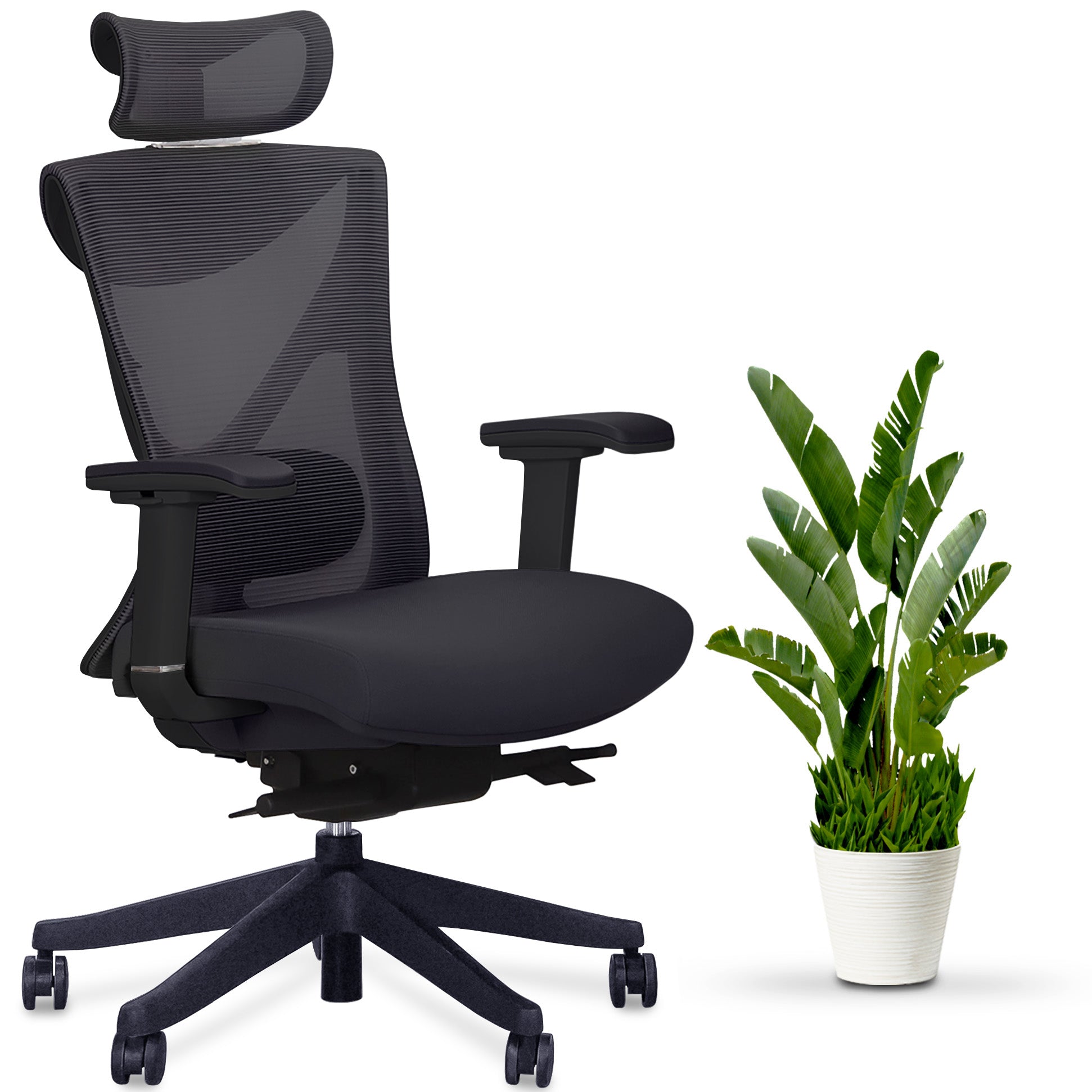 All Mesh Fully-Adjustable Ergo Desk Chair – Because We Chair