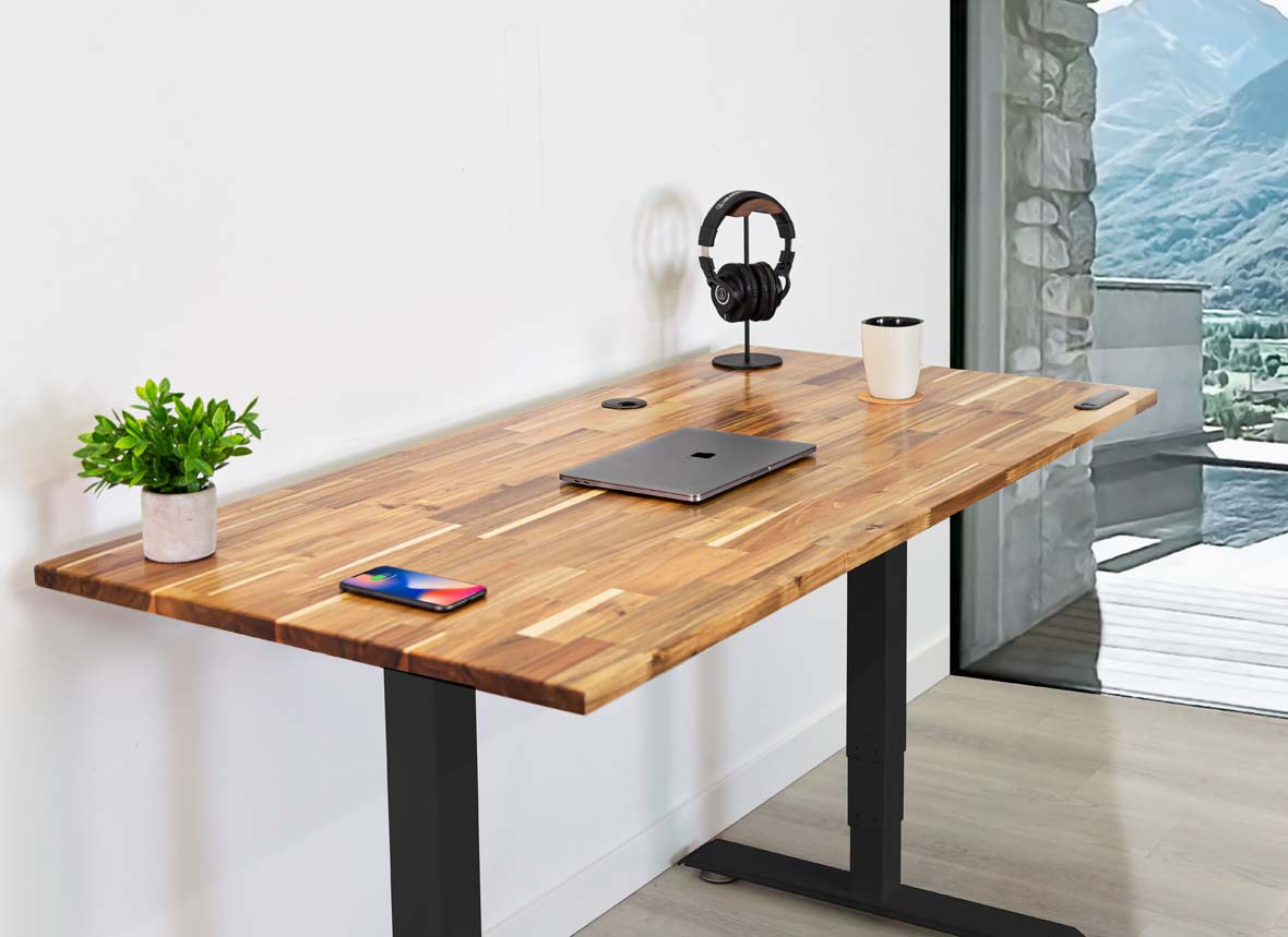 60 Solid Wood Standing Desk