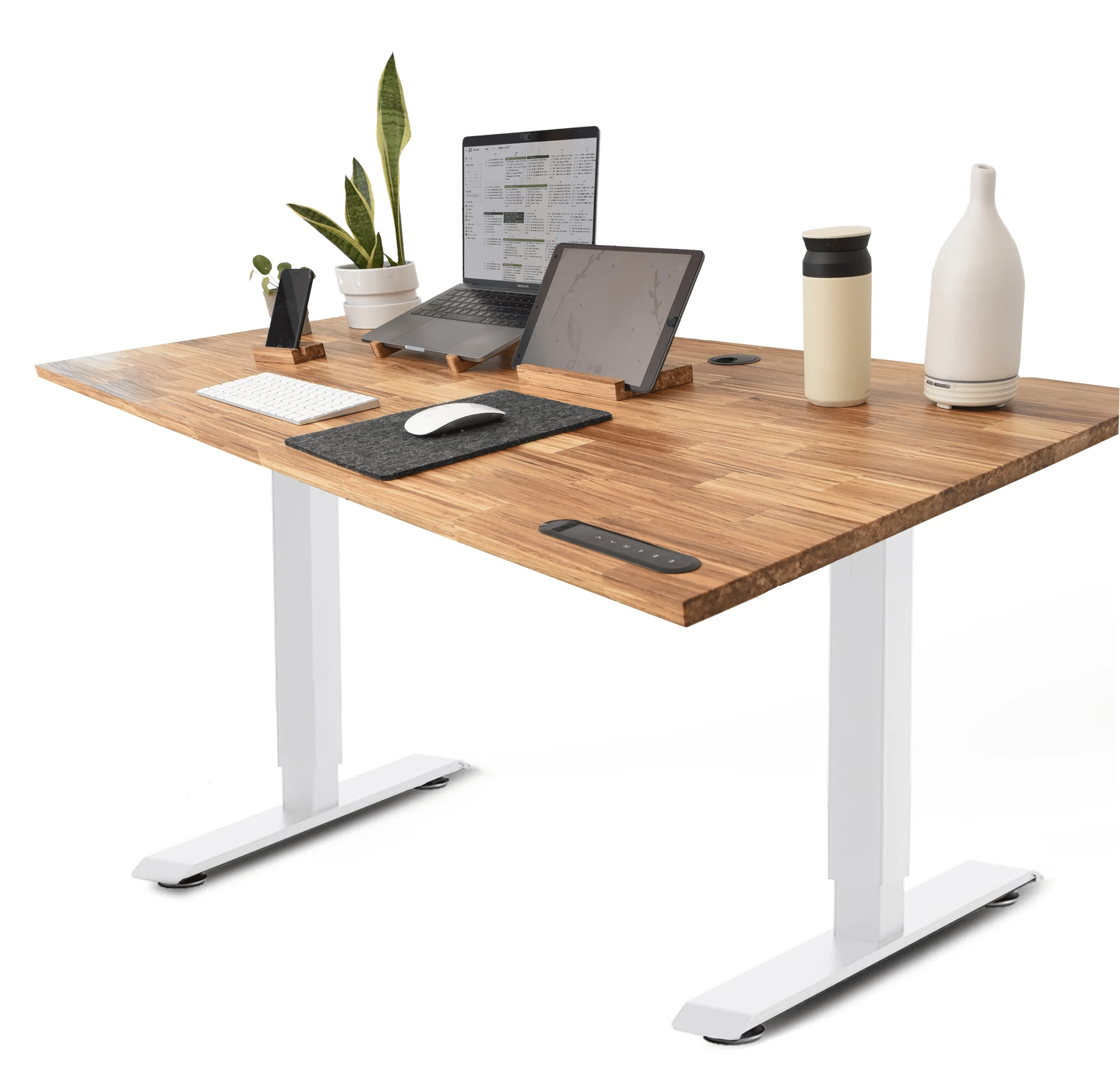 Home office desk height adjustable deals